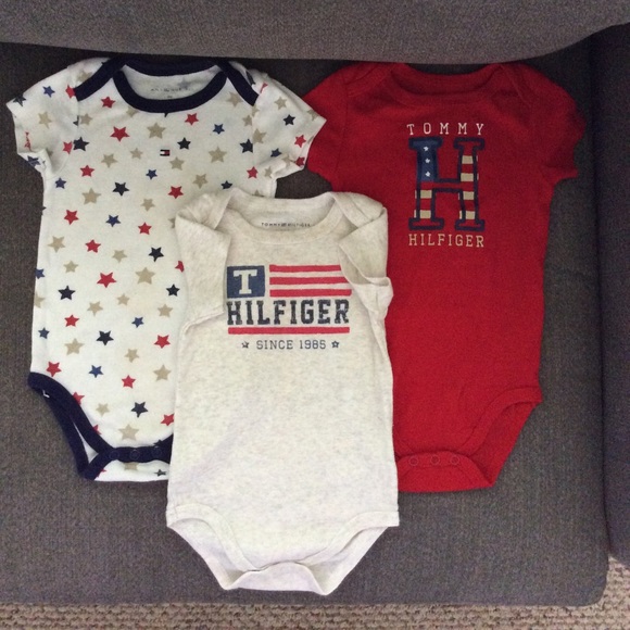 tommy hilfiger onesie baby